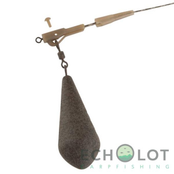 Безопасная клипса с фиксаторами Fox EDGES Safety Lead Clips & Pegs Size 7 Trans Khaki